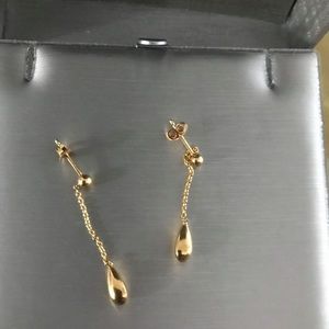 18k gold earrings